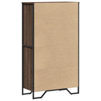 vidaXL Highboard Eichen-Optik 79,5x35,5x137,5 cm Holzwerkstoff