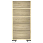 vidaXL Bücherregal Sonoma-Eiche 80x31x169 cm Holzwerkstoff