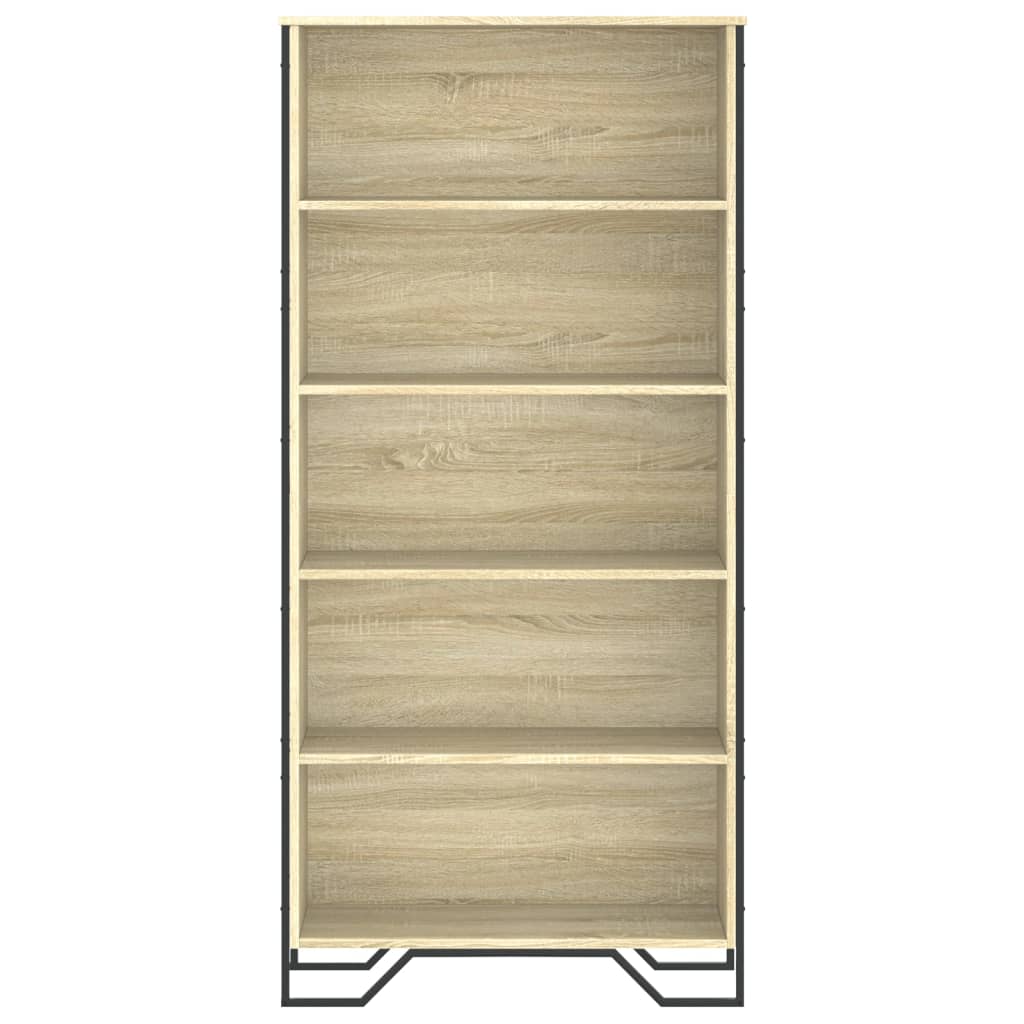 vidaXL Bücherregal Sonoma-Eiche 80x31x169 cm Holzwerkstoff
