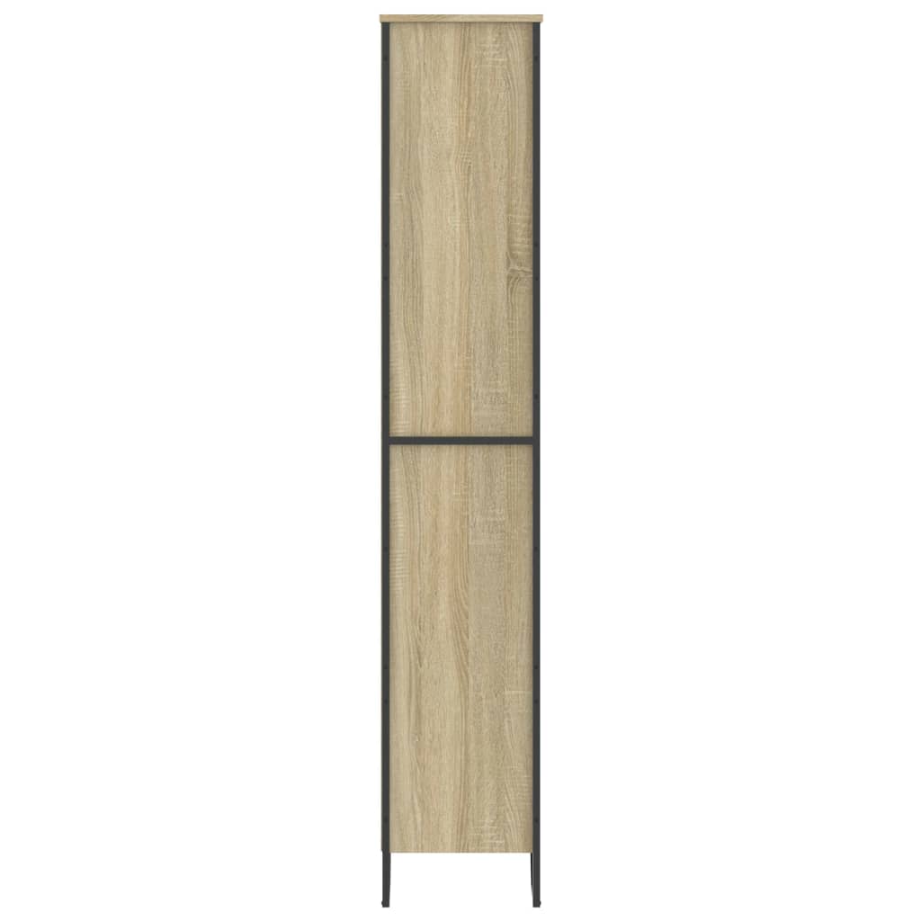 vidaXL Bücherregal Sonoma-Eiche 80x31x169 cm Holzwerkstoff