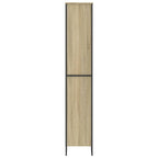 vidaXL Bücherregal Sonoma-Eiche 80x31x169 cm Holzwerkstoff