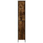 vidaXL Bücherregal Räuchereiche 80x31x169 cm Holzwerkstoff