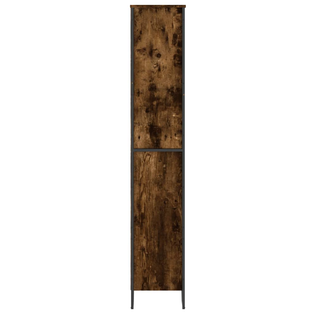 vidaXL Bücherregal Räuchereiche 80x31x169 cm Holzwerkstoff
