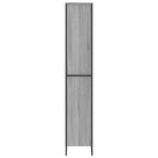 vidaXL Bücherregal Grau Sonoma 80x31x169 cm Holzwerkstoff