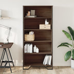vidaXL Bücherregal Braun Eichen-Optik 80x31x169 cm Holzwerkstoff