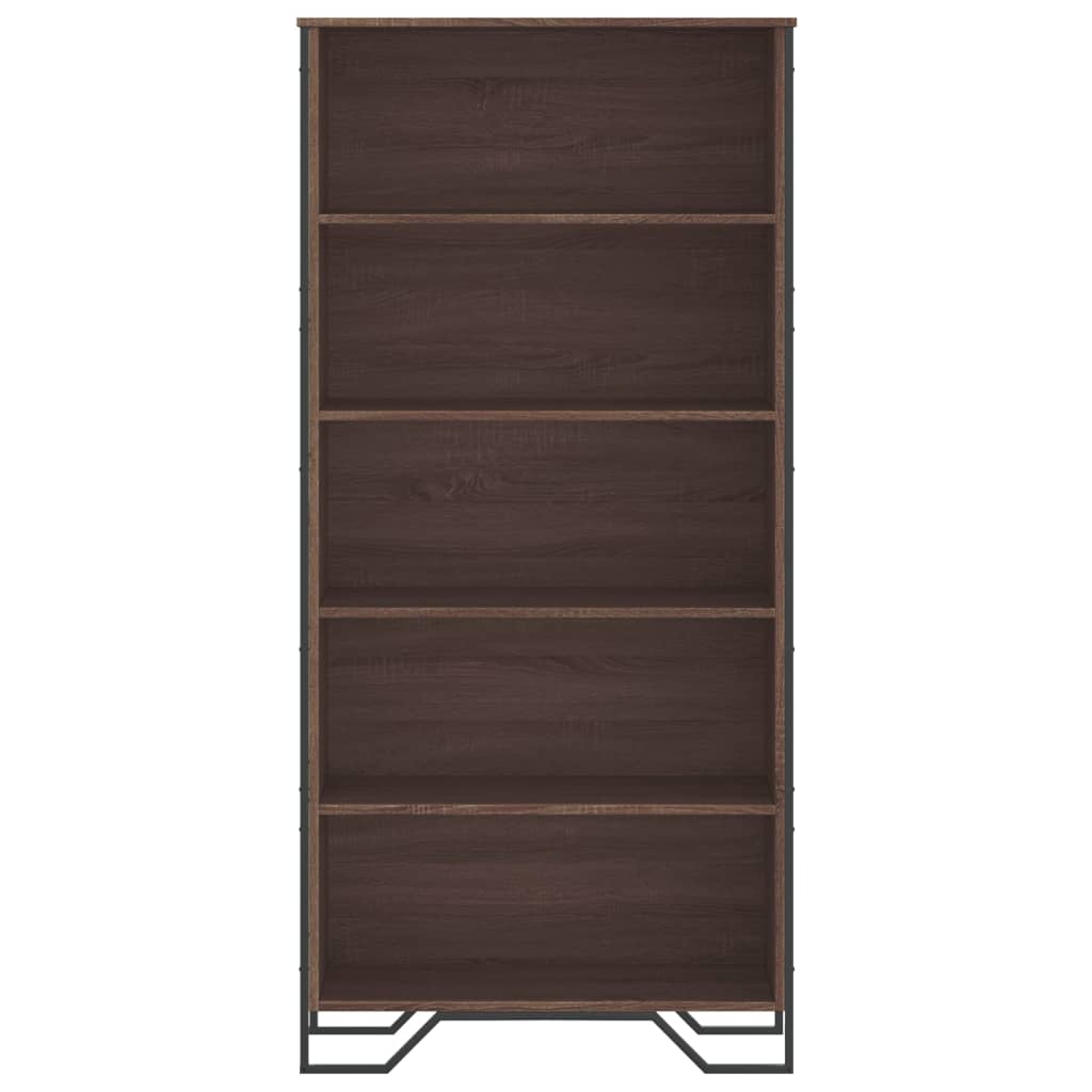vidaXL Bücherregal Braun Eichen-Optik 80x31x169 cm Holzwerkstoff
