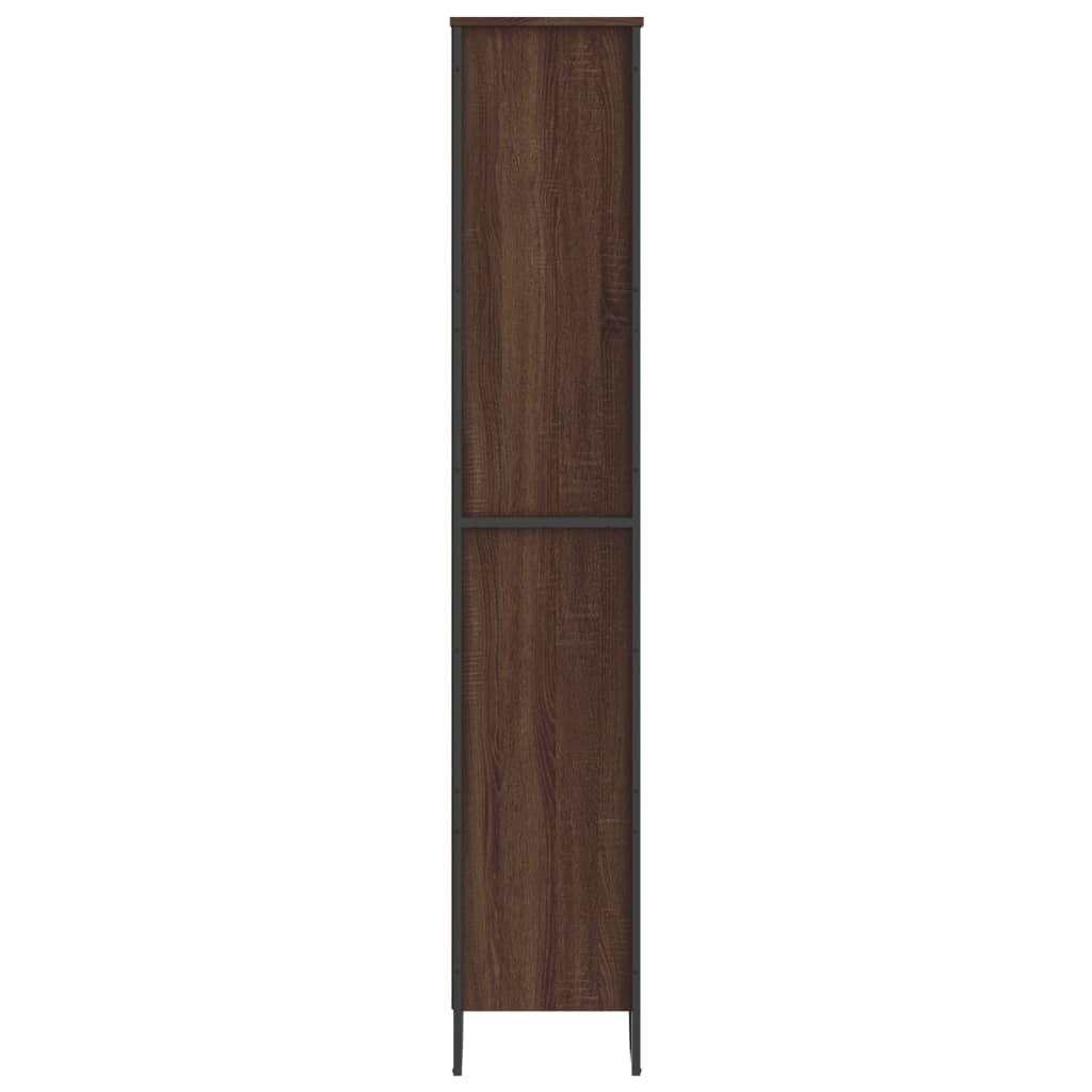 vidaXL Bücherregal Braun Eichen-Optik 80x31x169 cm Holzwerkstoff
