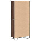 vidaXL Bücherregal Braun Eichen-Optik 80x31x169 cm Holzwerkstoff