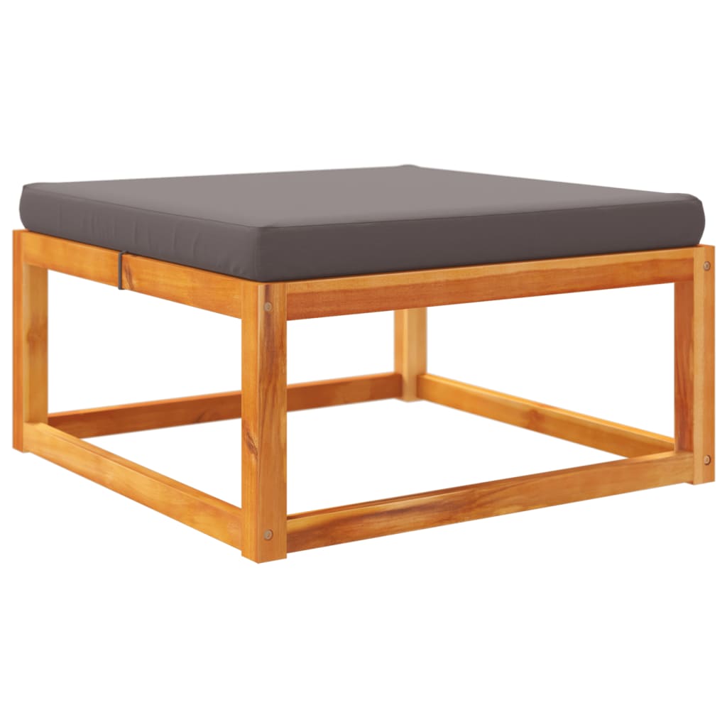 vidaXL 8-tlg. Gartensofa-Set mit Kissen Holz Akazie & Rattan
