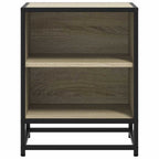 vidaXL Nachttische 2 Stk. Sonoma-Eiche 40x31x50cm Holzwerkstoff Metall