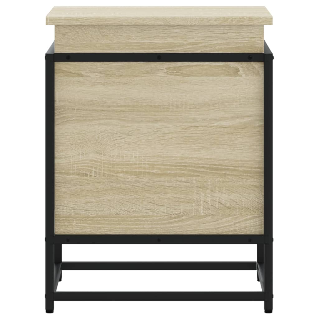 vidaXL Aufbewahrungsbox mit Deckel Sonoma 40x40x51,5 cm Holzwerkstoff