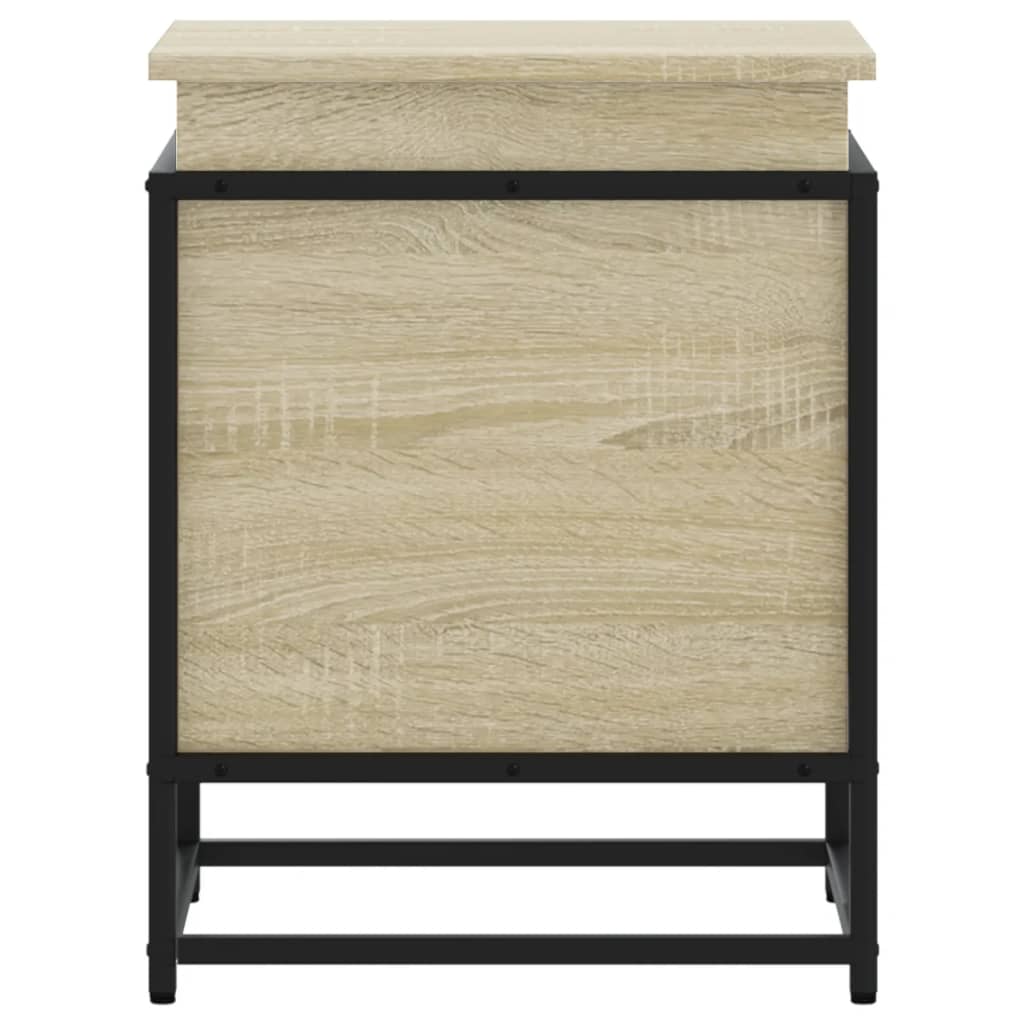 vidaXL Aufbewahrungsbox mit Deckel Sonoma 40x40x51,5 cm Holzwerkstoff