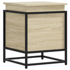 vidaXL Aufbewahrungsbox mit Deckel Sonoma 40x40x51,5 cm Holzwerkstoff