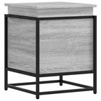 vidaXL Aufbewahrungsbox mit Deckel Grau Sonoma 40x40x51,5 cm