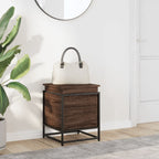 vidaXL Aufbewahrungsbox mit Deckel Eichen-Optik 40x40x51,5 cm