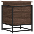 vidaXL Aufbewahrungsbox mit Deckel Eichen-Optik 40x40x51,5 cm