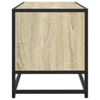 vidaXL TV-Schrank Sonoma-Eiche 80x34,5x40 cm Holzwerkstoff und Metall