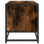 vidaXL TV-Schrank Räuchereiche 80x34,5x40 cm Holzwerkstoff und Metall