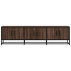 vidaXL TV-Schrank Braun Eichen-Optik 150x35x41 cm Holzwerkstoff Metall