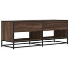 vidaXL TV-Schrank Braun Eiche-Optik 120,5x40x46cm Holzwerkstoff Metall