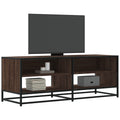 vidaXL TV-Schrank Braun Eiche-Optik 120,5x40x46cm Holzwerkstoff Metall