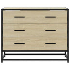 vidaXL Schubladenschrank Sonoma-Eiche 70x41x56 cm Holzwerkstoff