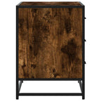 vidaXL Schubladenschrank Räuchereiche 70x41x56 cm Holzwerkstoff