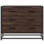 vidaXL Schubladenschrank Braun Eichen-Optik 70x41x56 cm Holzwerkstoff