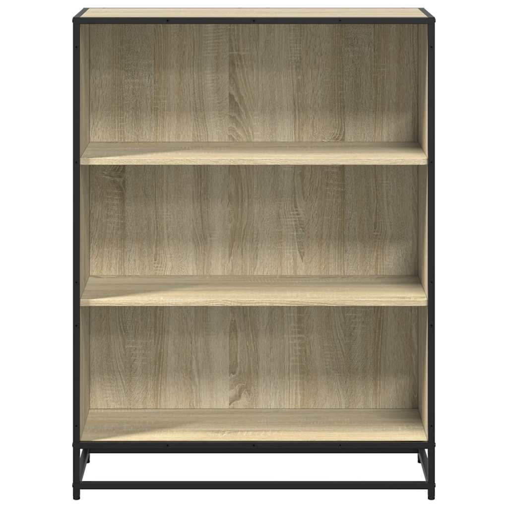 vidaXL Bücherschrank Sonoma-Eiche 80,5x35x107,5 cm Holzwerkstoff