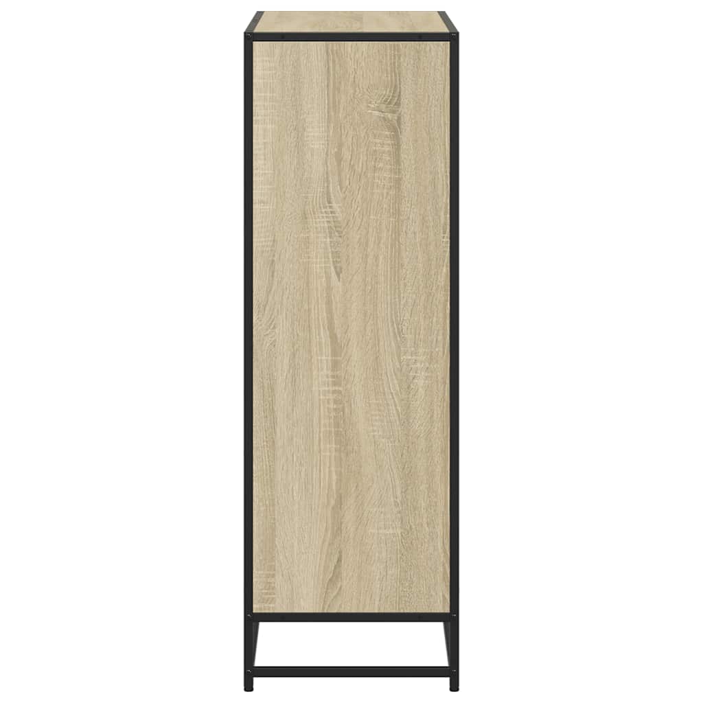 vidaXL Bücherschrank Sonoma-Eiche 80,5x35x107,5 cm Holzwerkstoff