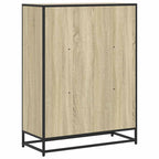 vidaXL Bücherschrank Sonoma-Eiche 80,5x35x107,5 cm Holzwerkstoff
