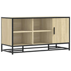 vidaXL Schuhbank Sonoma-Eiche 100x40x53,5 cm Holzwerkstoff und Metall