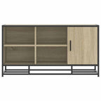 vidaXL Schuhbank Sonoma-Eiche 100x40x53,5 cm Holzwerkstoff und Metall