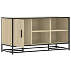 vidaXL Schuhbank Sonoma-Eiche 100x40x53,5 cm Holzwerkstoff und Metall