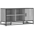 vidaXL Schuhbank Grau Sonoma 100x40x53,5 cm Holzwerkstoff und Metall