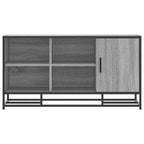 vidaXL Schuhbank Grau Sonoma 100x40x53,5 cm Holzwerkstoff und Metall