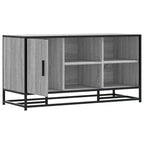 vidaXL Schuhbank Grau Sonoma 100x40x53,5 cm Holzwerkstoff und Metall