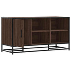vidaXL Schuhbank Braun Eichen-Optik 100x40x53,5cm Holzwerkstoff Metall