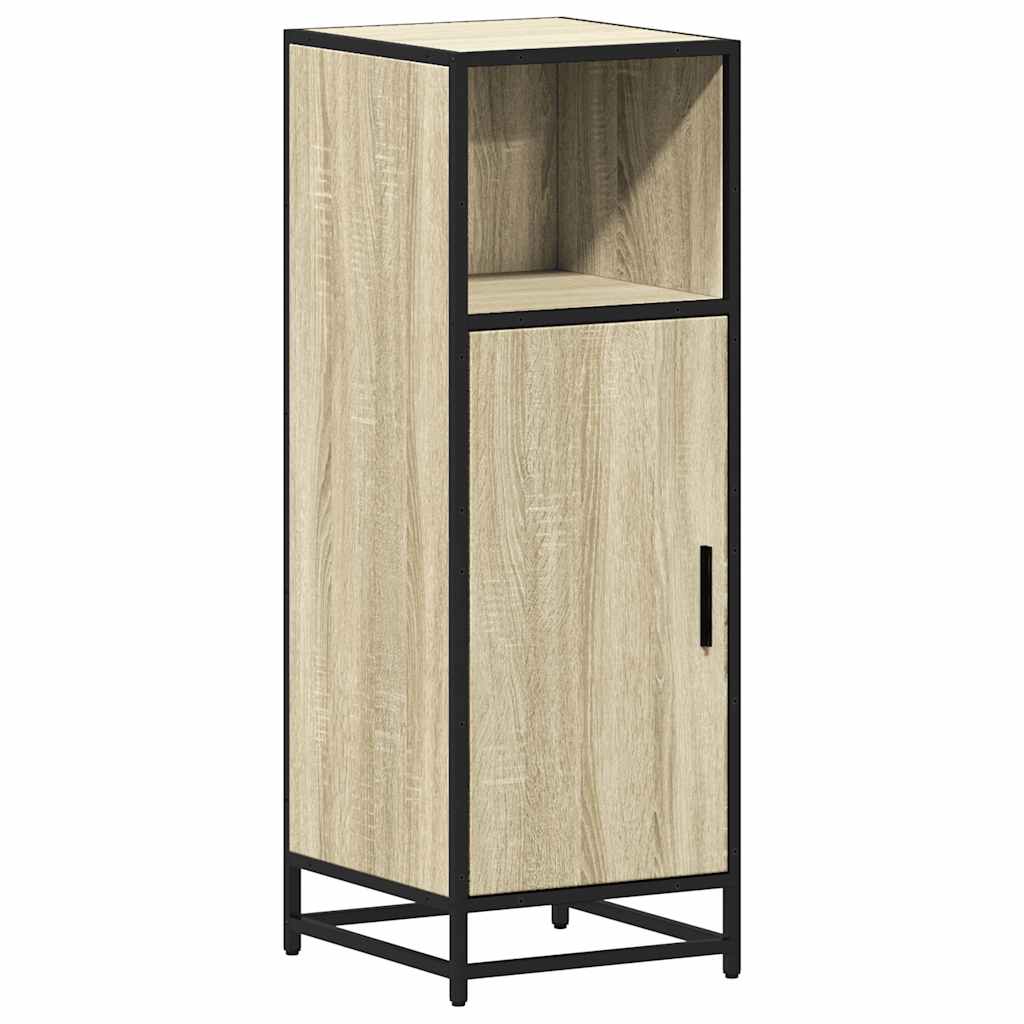 vidaXL Badezimmerschrank Sonoma-Eiche 35x37,5x100 cm Holzwerkstoff