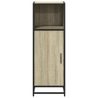 vidaXL Badezimmerschrank Sonoma-Eiche 35x37,5x100 cm Holzwerkstoff