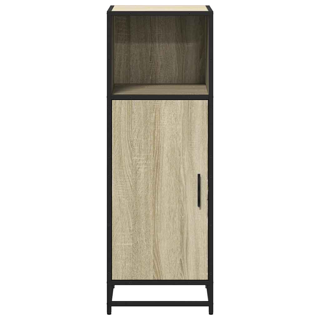 vidaXL Badezimmerschrank Sonoma-Eiche 35x37,5x100 cm Holzwerkstoff