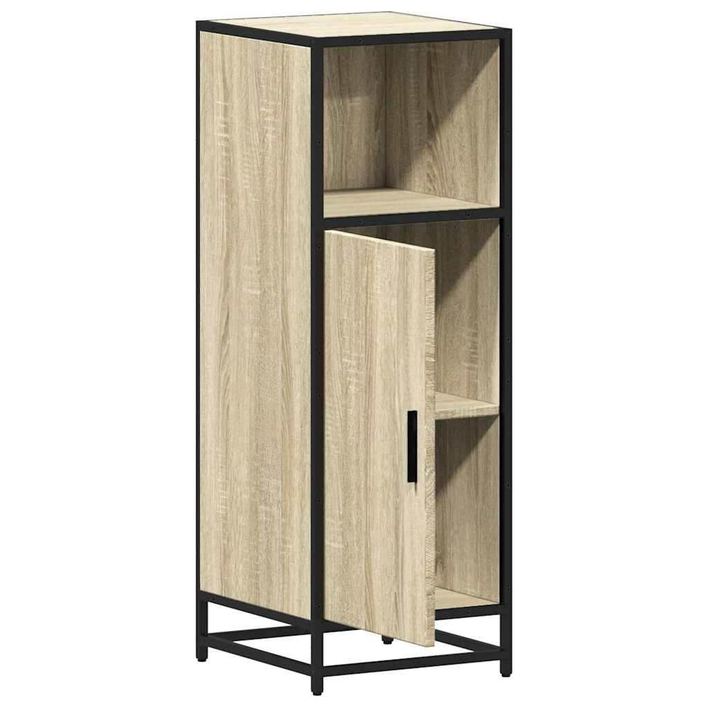 vidaXL Badezimmerschrank Sonoma-Eiche 35x37,5x100 cm Holzwerkstoff