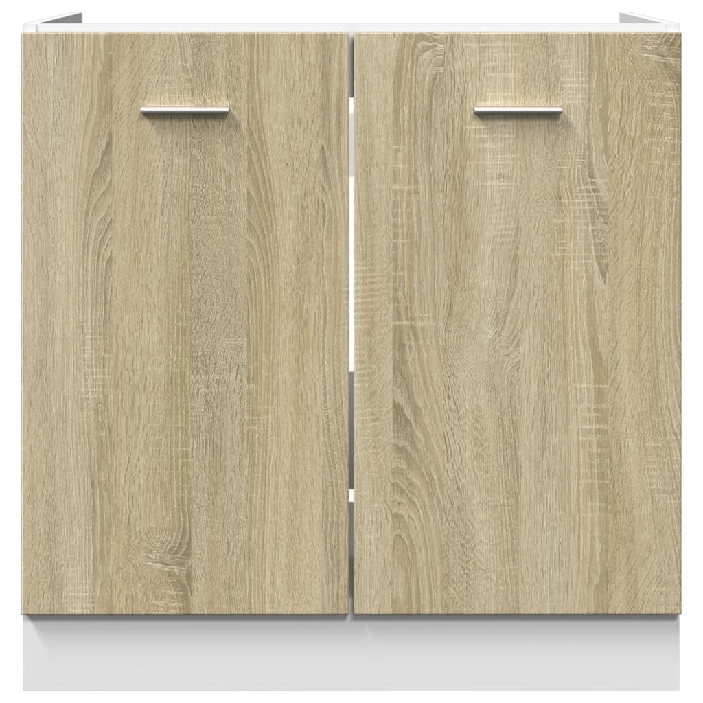 vidaXL Unterschrank Lyon Sonoma-Eiche 80x46x81,5 cm Holzwerkstoff