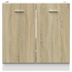 vidaXL Unterschrank Lyon Sonoma-Eiche 80x46x81,5 cm Holzwerkstoff