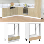 vidaXL Herdumbauschrank Sonoma-Eiche 60x46x81,5 cm Holzwerkstoff