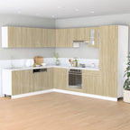 vidaXL Wandschrank Lyon Sonoma-Eiche 50x31x60 cm Holzwerkstoff