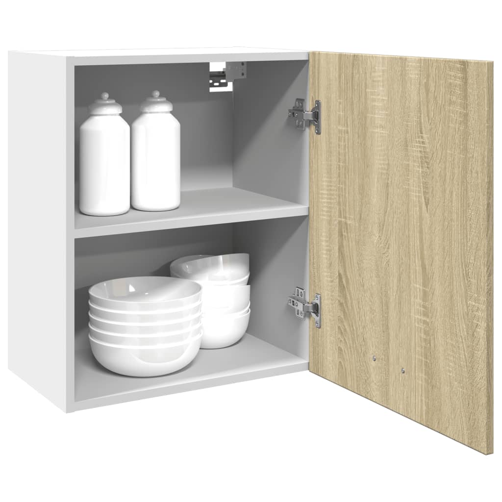 vidaXL Wandschrank Lyon Sonoma-Eiche 50x31x60 cm Holzwerkstoff