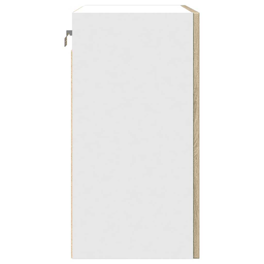 vidaXL Wandschrank Lyon Sonoma-Eiche 50x31x60 cm Holzwerkstoff