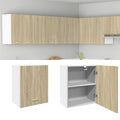 vidaXL Wandschrank Lyon Sonoma-Eiche 50x31x60 cm Holzwerkstoff