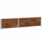vidaXL Pflanzkasten Braun 120x80 cm Massivholz Kiefer